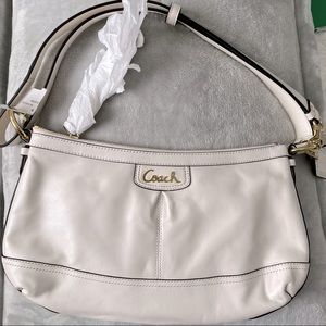 Coach Chalk White Leather Bag